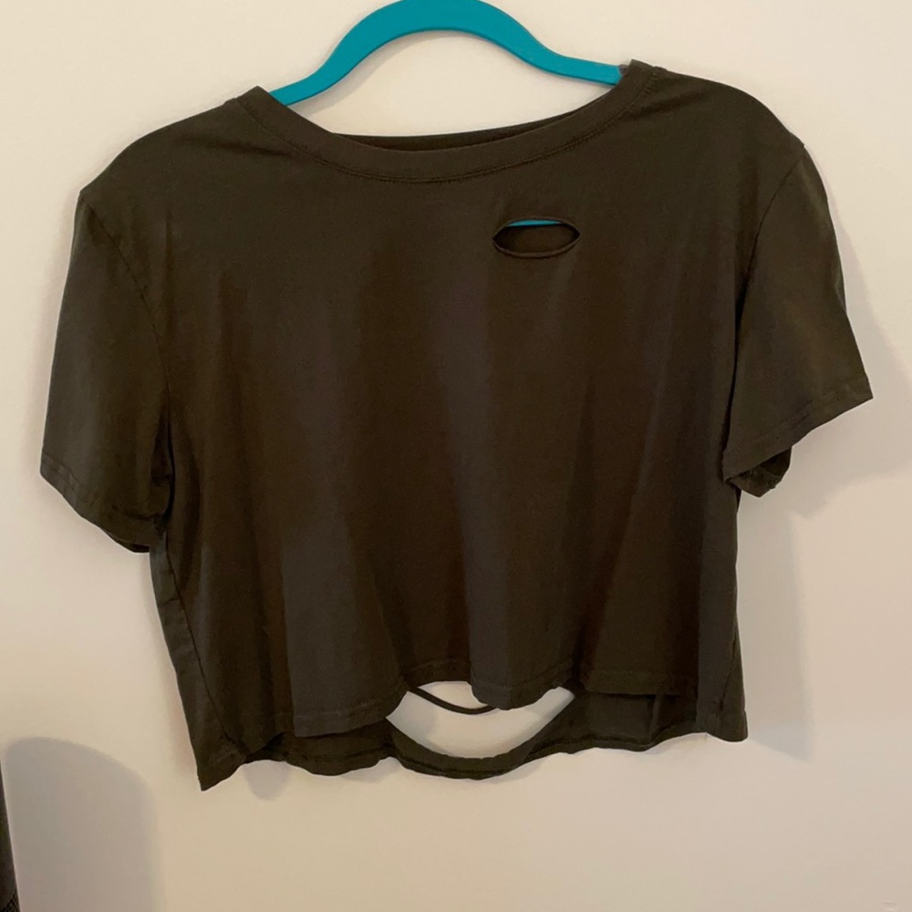 Ripped crop top.
